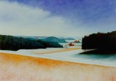 Winterlandschaft 2 - �l/Acryl
