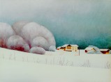 Winterlandschaft - �l/Acryl